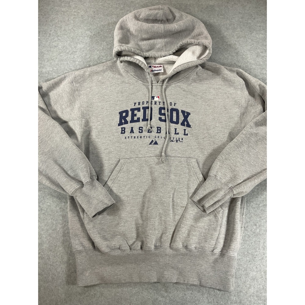 Majestic Boston Red Sox Hoodie Mens MLB Authentic Collection Sweatshirt 2917